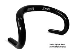 Alpina Carbon Sprint Track Handlebars 23 Alpina Carbon Sprint Track Handlebars -Bikes Gear Sales Alpina 28cm Bars