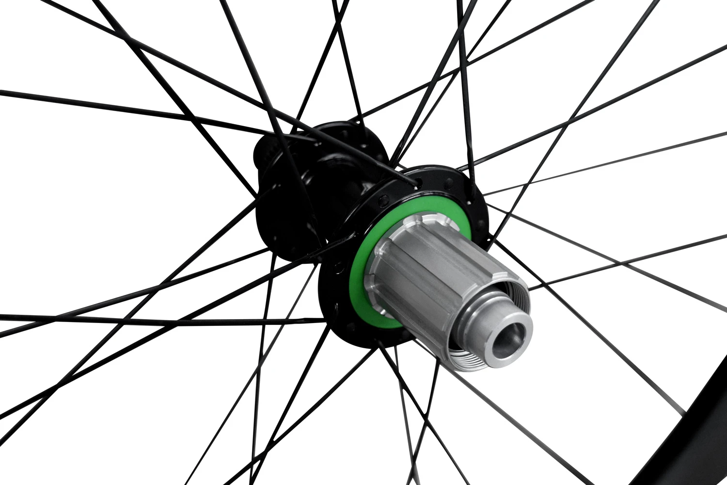 Alpina A5D 50mm Carbon Disc Brake Road Wheelset - (White) 2 Alpina A5D 50mm Carbon Disc Brake Road Wheelset - (White) - Image 2