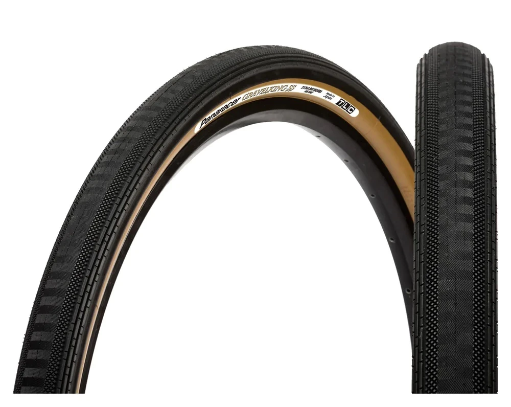 Panaracer GravelKing Semi Slick Blk/Bwn TLC Folding 700x35c Tyre 1 Panaracer GravelKing Semi Slick Blk/Bwn TLC Folding 700x35c Tyre
